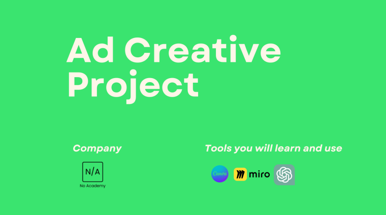 Ad creative project NoAcademy