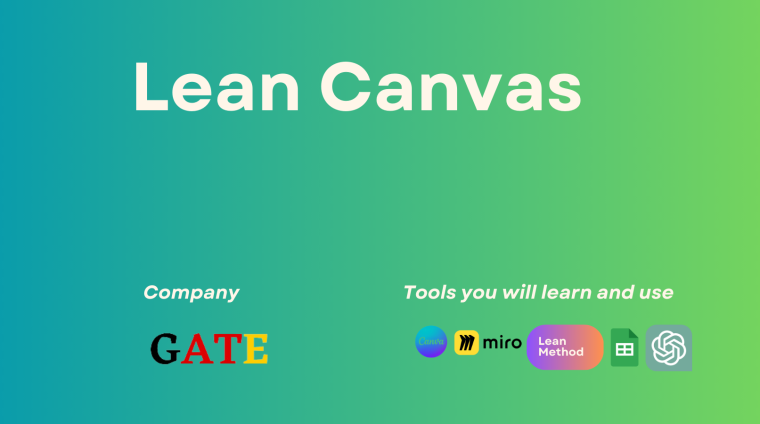 Lean canvas GATE